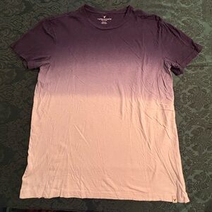 EUC Men's American Eagle Outfitters Navy Dip Dye T-Shirt-Sz Medium